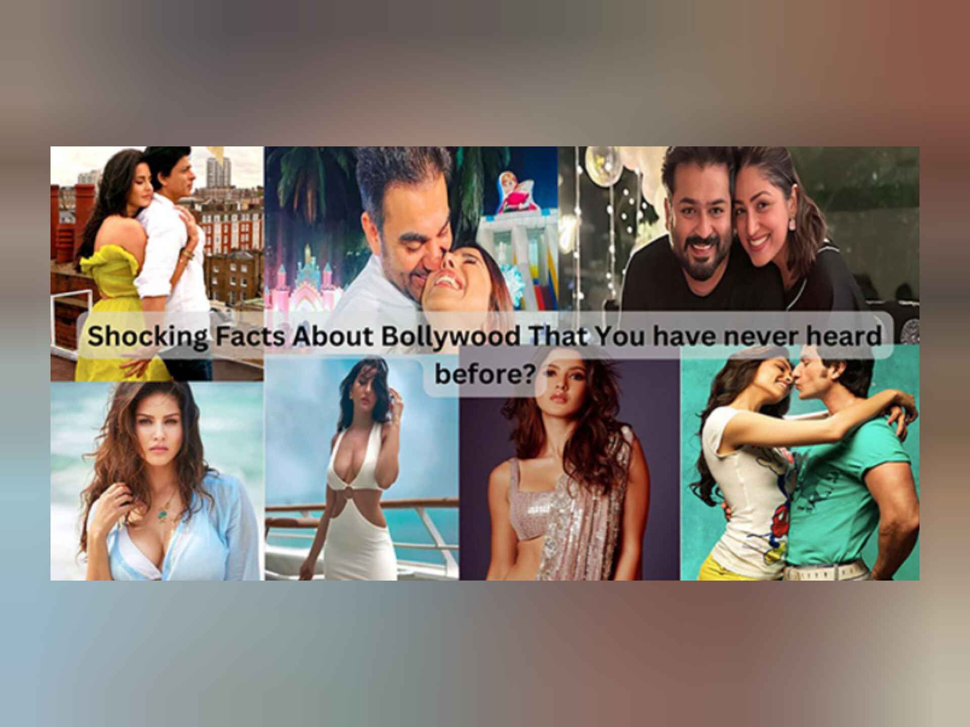 shocking facts about Bollywood